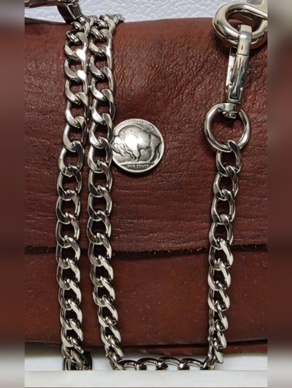 Silver Chain Bag Strap - NWOT